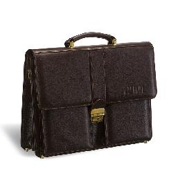 портфель кожаный портфель BRIALDI Bari (Бари) brown