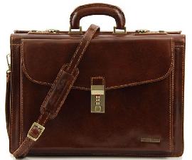 Портфель мужской кожаный на три отделения Tuscany Leather TL141097